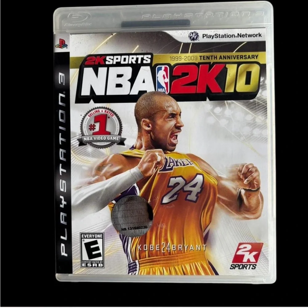2KSports NBA 2K10 Kobe Bryant 10th Anniversary Sony PS3 - With Sleeve